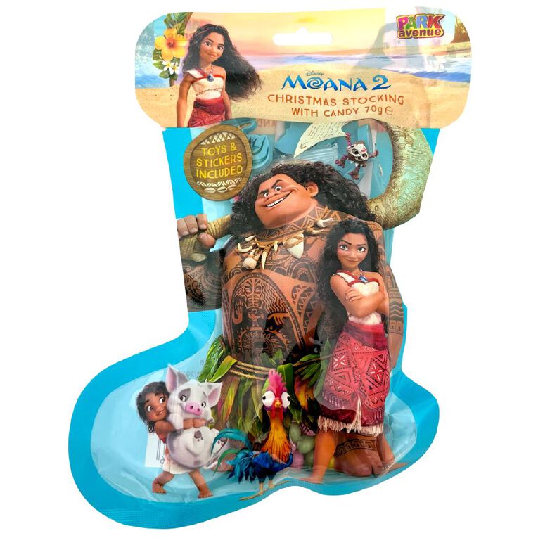 Moana Christmas Stocking with Toys & Candy 70g, , hi-res