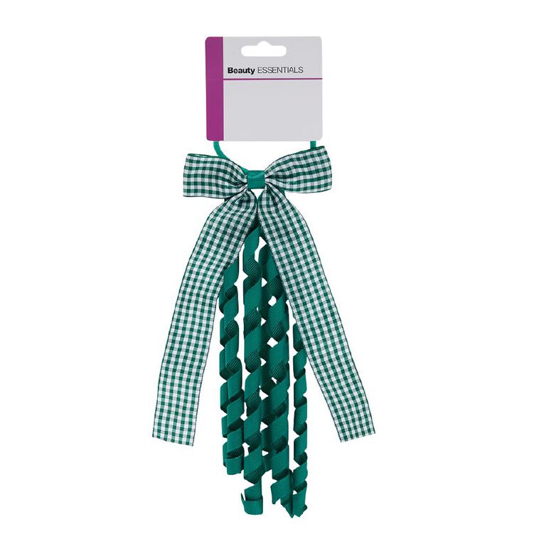 Beauty Essentials Green Spiral Hair Ties, , hi-res