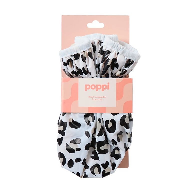 Poppi Shower Cap Leopard, , hi-res