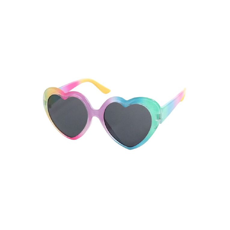 H&H Kids' Rainbow Heart Sunglasses, , hi-res