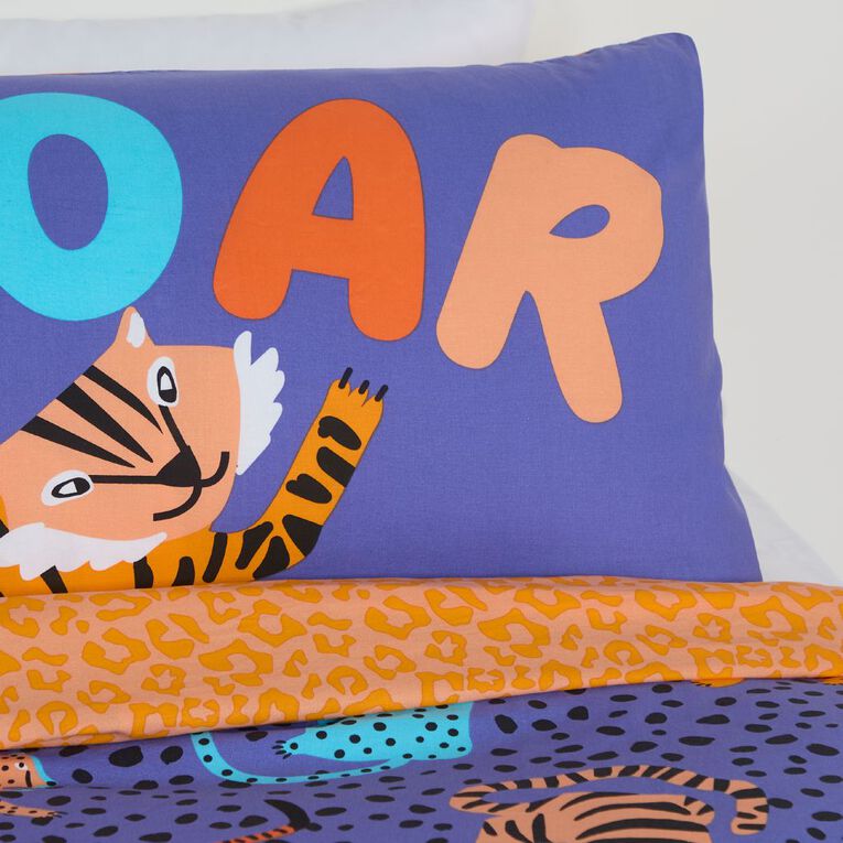Living & Co Kids Cotton Duvet Cover Set Jungle, , hi-res