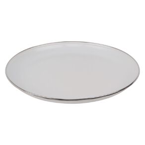 Navigator South Plus Enamel Plate 28cm White
