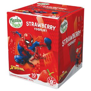 Meadow Fresh Strawberry Yoghurt Pouch 70g 10 Pack