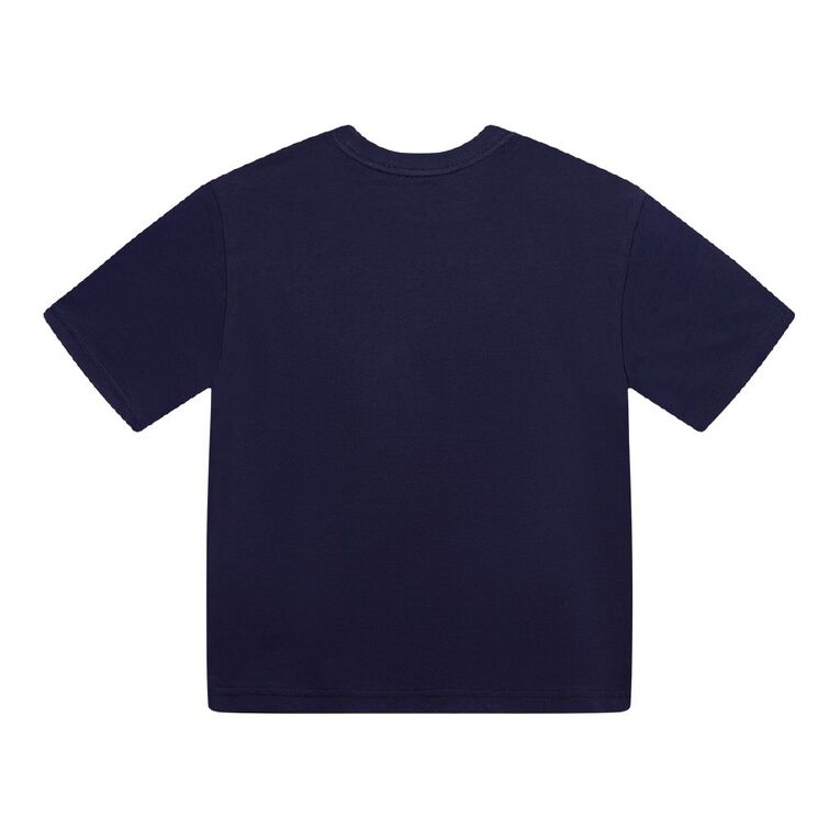 Young Original Short Sleeve Oversized Christmas Tee, Blue Dark, hi-res