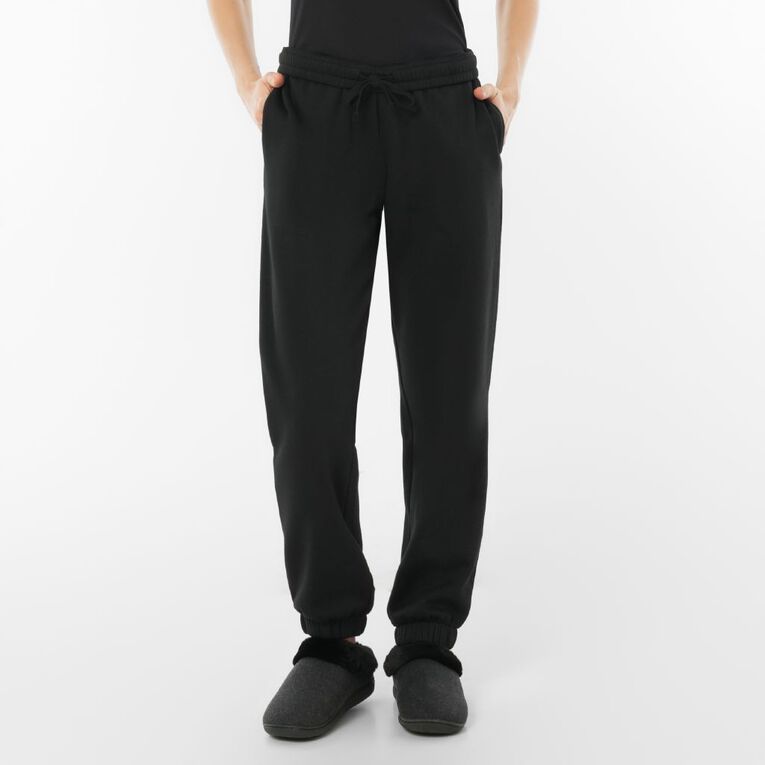 H&H Women's Essential Trackpants, Black, hi-res