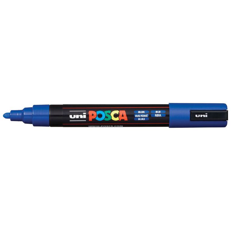 Uni Posca Marker 1.8-2.5mm Medium Blue, , hi-res