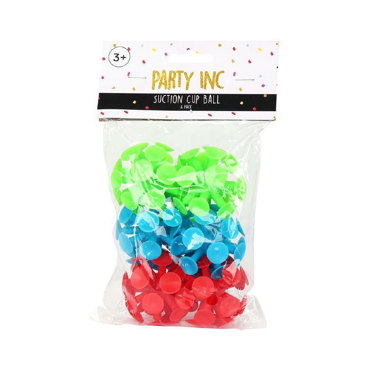 Party Inc Suction Cup Balls 6 Pack, , hi-res