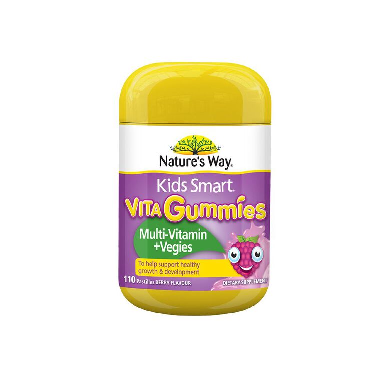 Nature's Way Kids Smart Vita Gummies Multi-Vitamin + Veges 110s, , hi-res