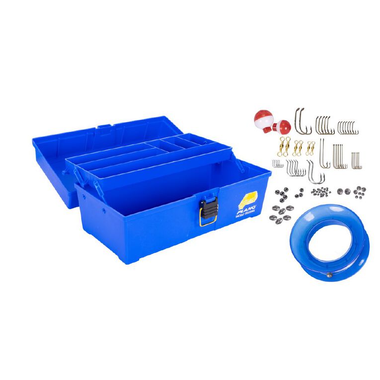 Plano Tackle Kit Blue 100 Piece, , hi-res