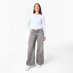 H&H Women's Low Rise Baggy Jeans