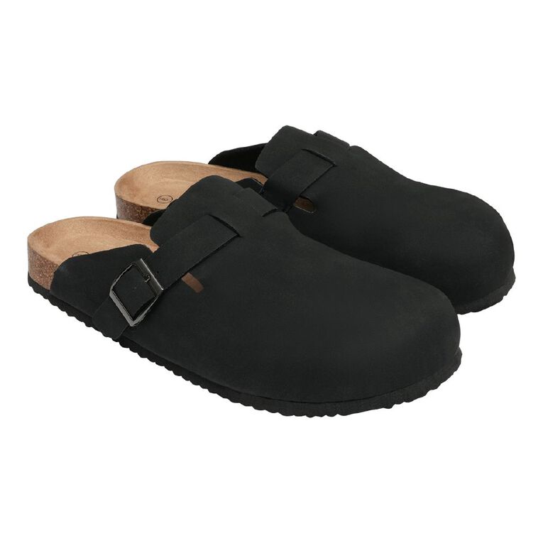 H&H Women's Kira Mule Sandals, Black, hi-res
