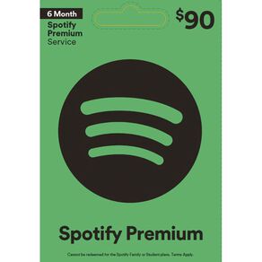 Spotify $90 Gift Card