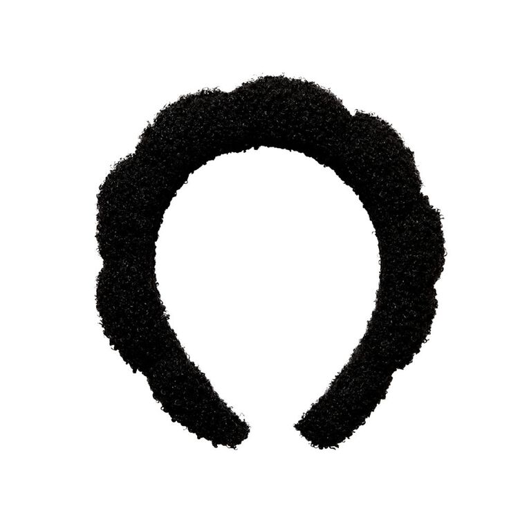 Poppi Scallop Headband Black, , hi-res