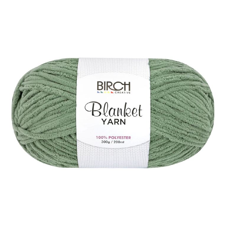 Birch Blanket Yarn 100% Polyester 300G Khaki, , hi-res