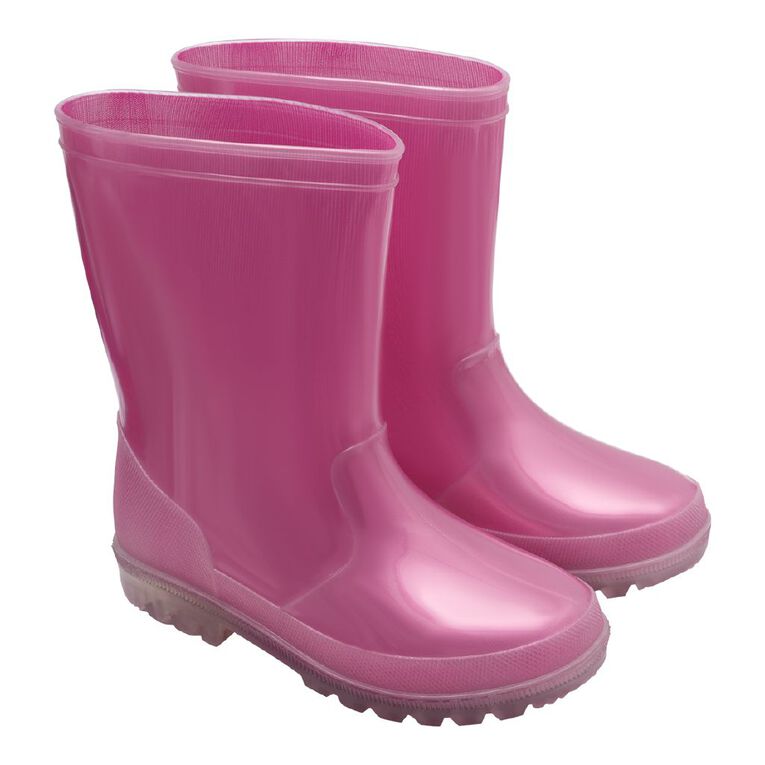Young Original Senior Kids' Essential Gumboots, Pink, hi-res