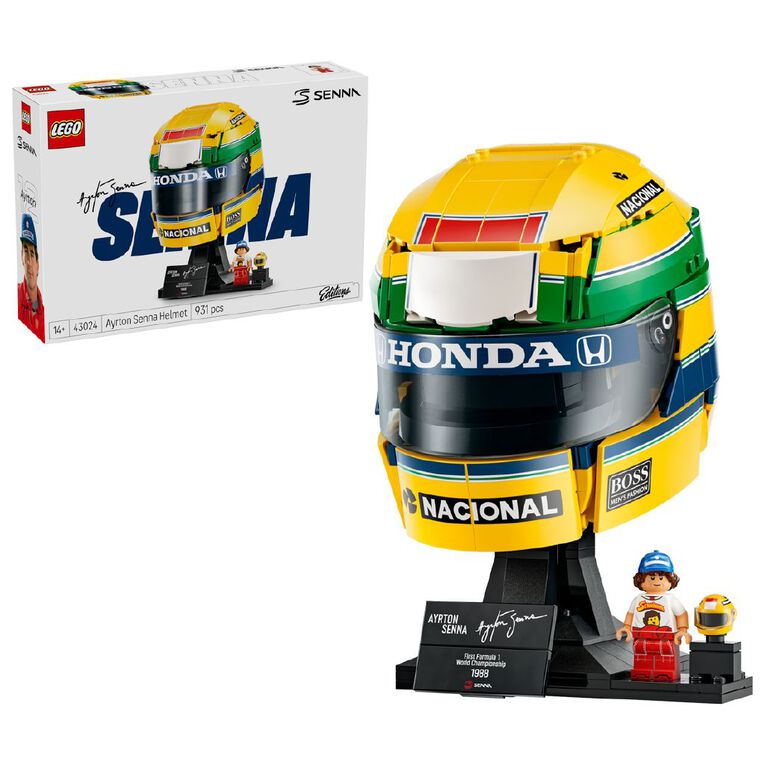 LEGO Editions Formula 1 Ayrton Senna Helmet 43024, , hi-res