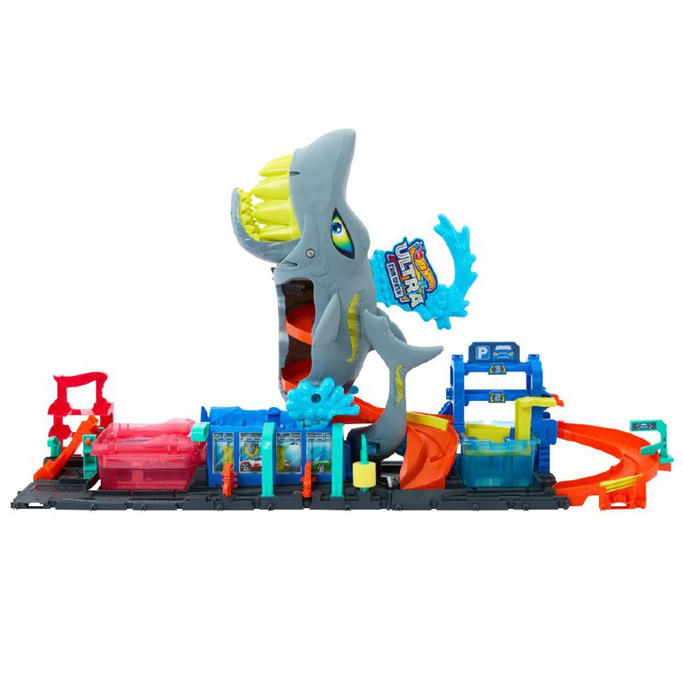 Hot Wheels City Ultra Shark Carwash, , hi-res