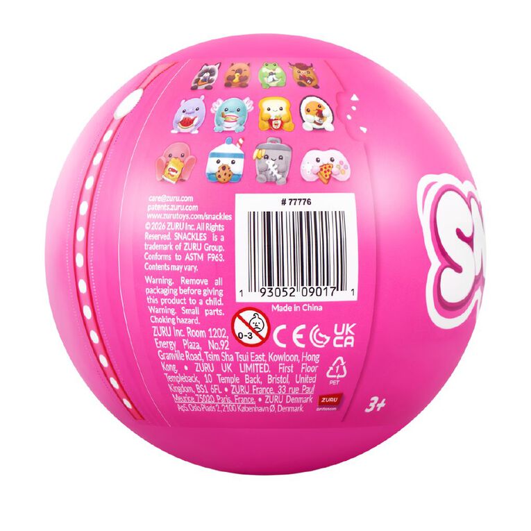 Zuru Snackles Core Non Licensed Series 2.5 Inch, , hi-res