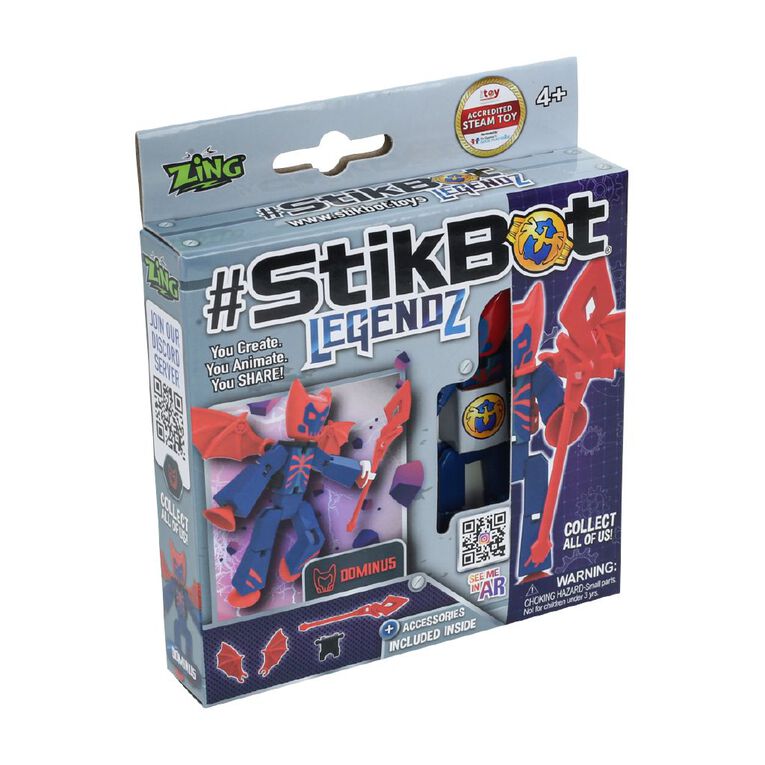 Stikbot Legendz Series 1 Single Pack, , hi-res
