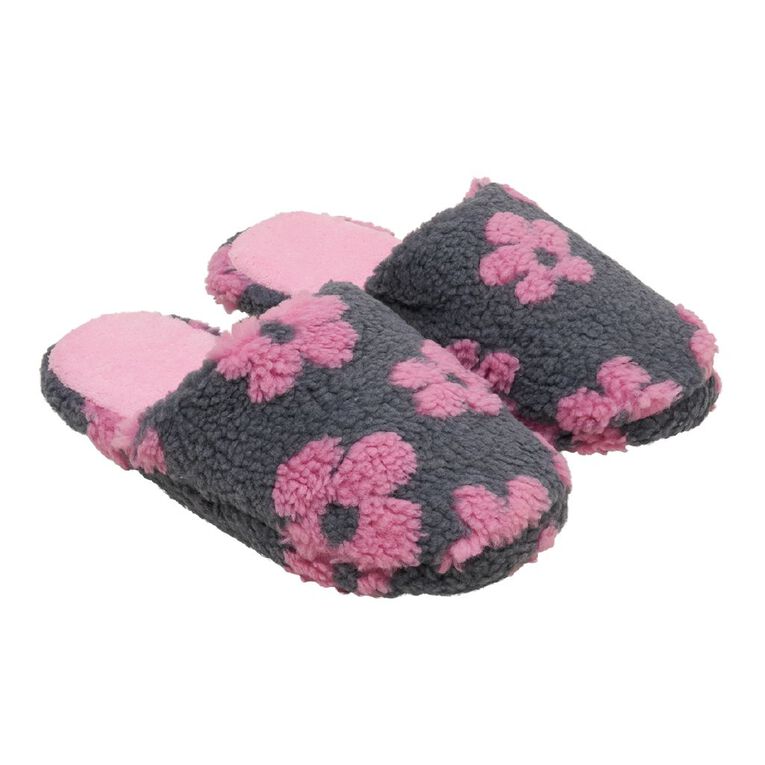 H&H Women's Bailey Scuff Slippers, Blue, hi-res