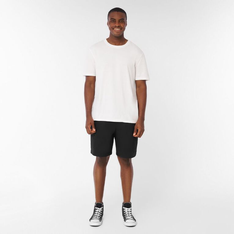 H&H Men's Cargo Shorts, Black, hi-res