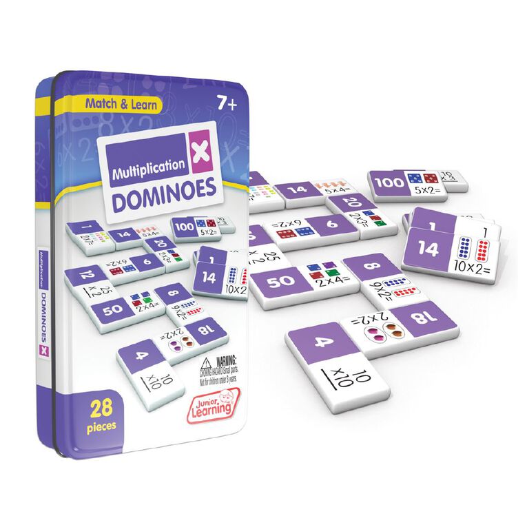 Junior Learning Multiplication Dominoes, , hi-res