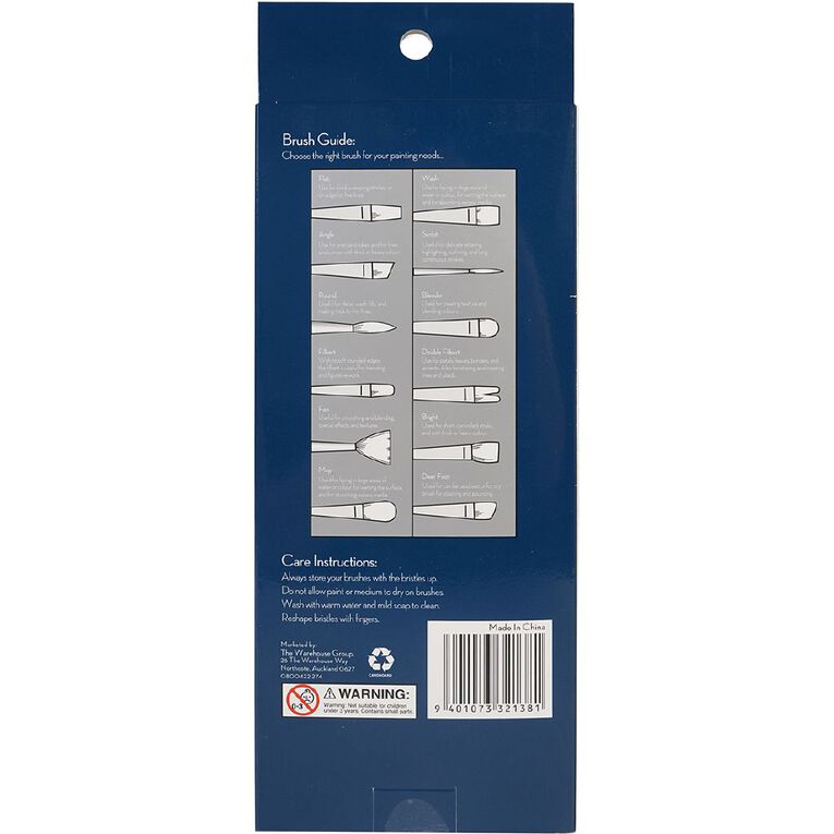 Uniti Platinum Medium Brush 6 Pack, , hi-res
