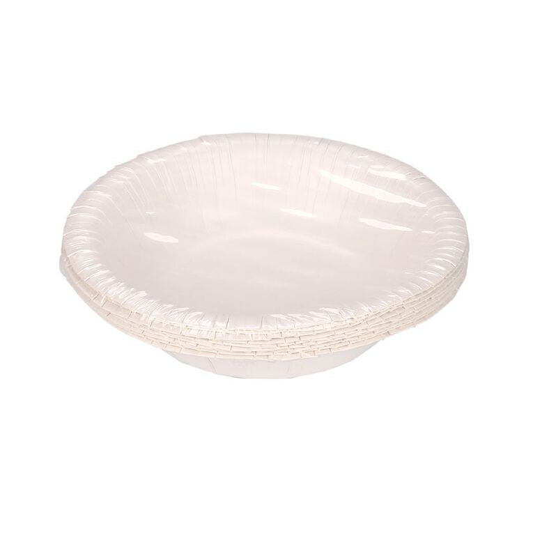 Party Inc Bowl 16cm White 10 Pack, , hi-res
