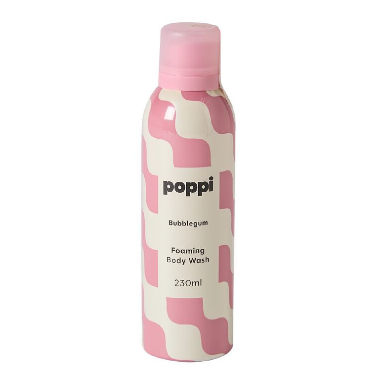 Poppi Foaming Body Wash 230ml Bubblegum, , hi-res
