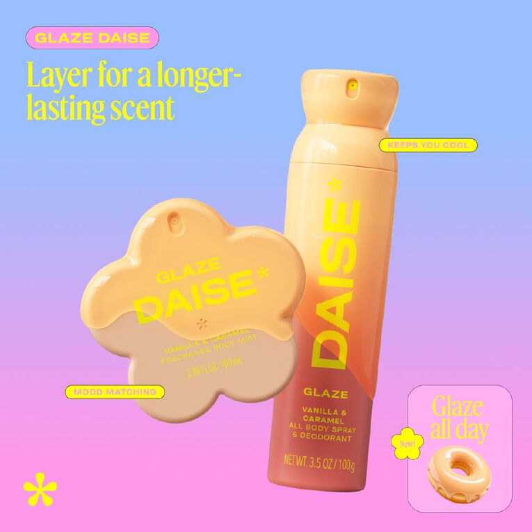 Daise All Body Spray And Deodorant 120ml, , hi-res
