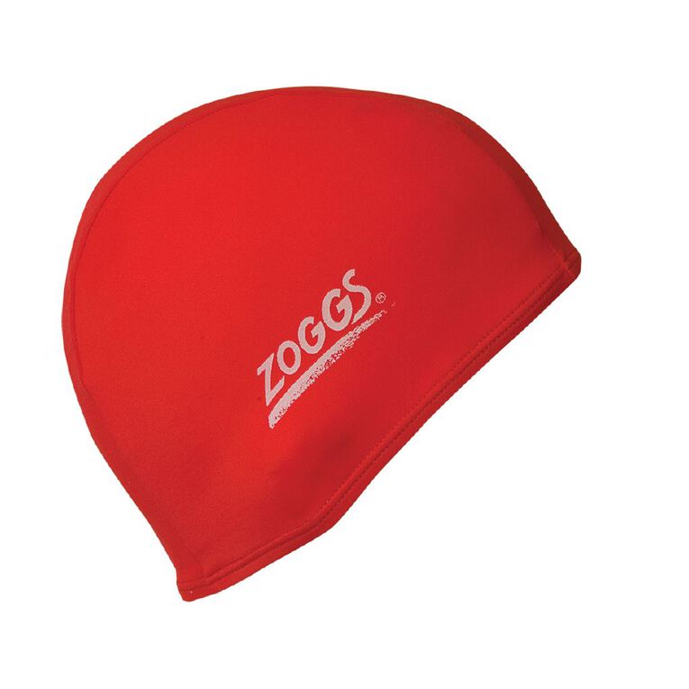 Zoggs Junior Deluxe Stretch Swimming Cap Assorted, , hi-res