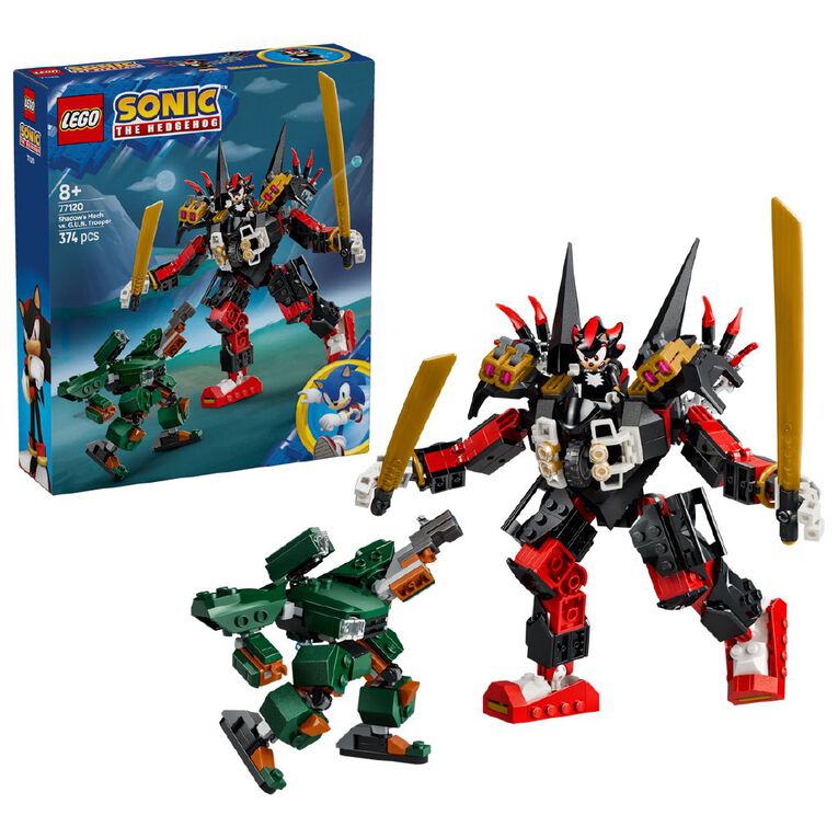 LEGO Sonic Shadow's Mech vs. G.U.N. Trooper 77120, , hi-res