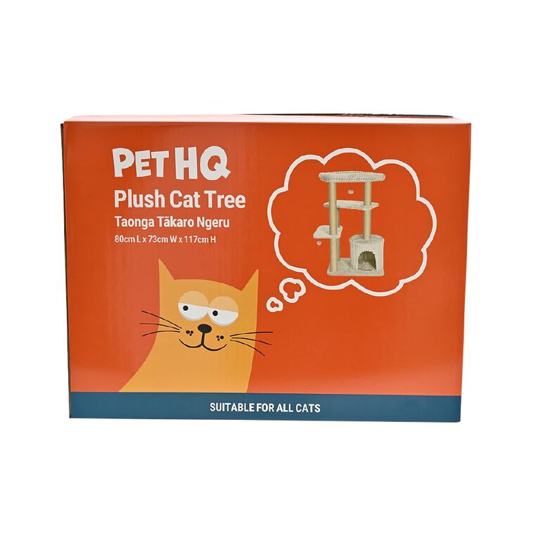 Pet HQ Plush Cat Tree, , hi-res