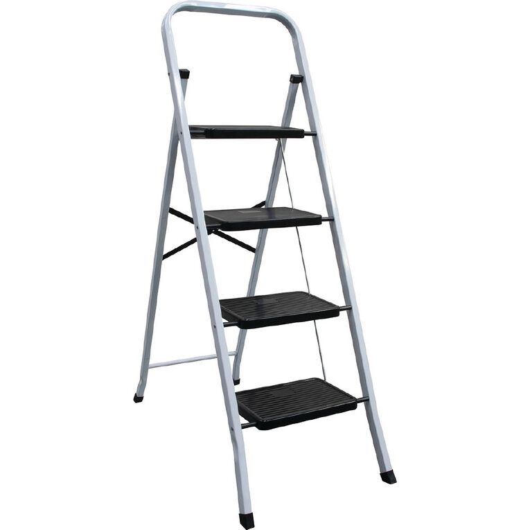 bulldog 4 step steel ladder the warehouse