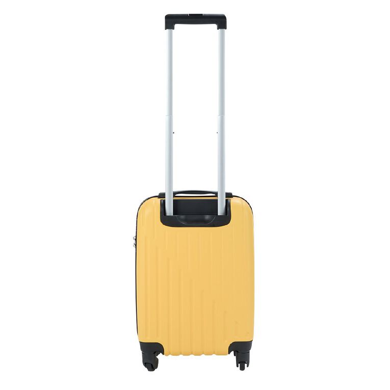 Living & Co Hard Textured Suitcases 2 Piece Set Misted Yellow, , hi-res