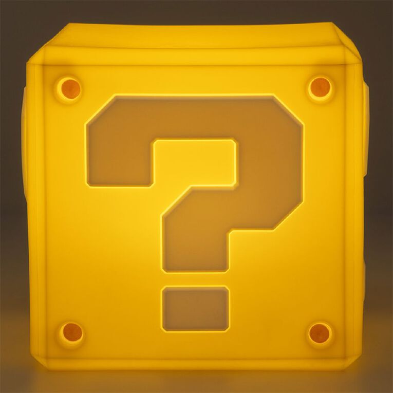 Paladone Super Mario Question Block SquishyGlo Light, , hi-res