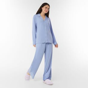 H&H Women's Comfy Button Up Pyjama Set