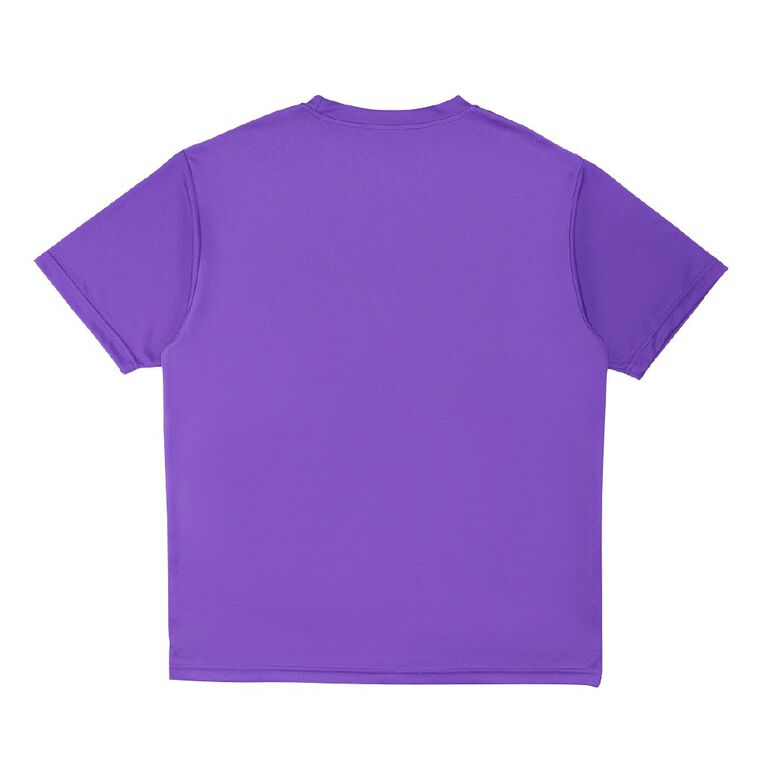 Schooltex Adults Plain Breezeway Tee, Purple Mid, hi-res