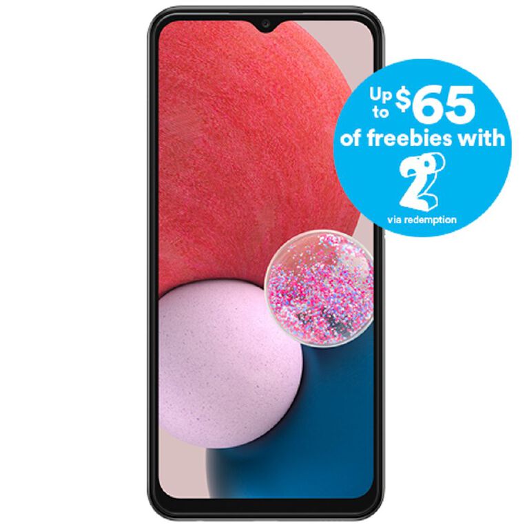 Samsung 2degrees Galaxy A13 128GB Black Black, , hi-res