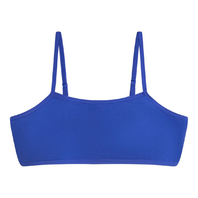 H&H Girls' Crop 2 Pack, Blue Mid, hi-res