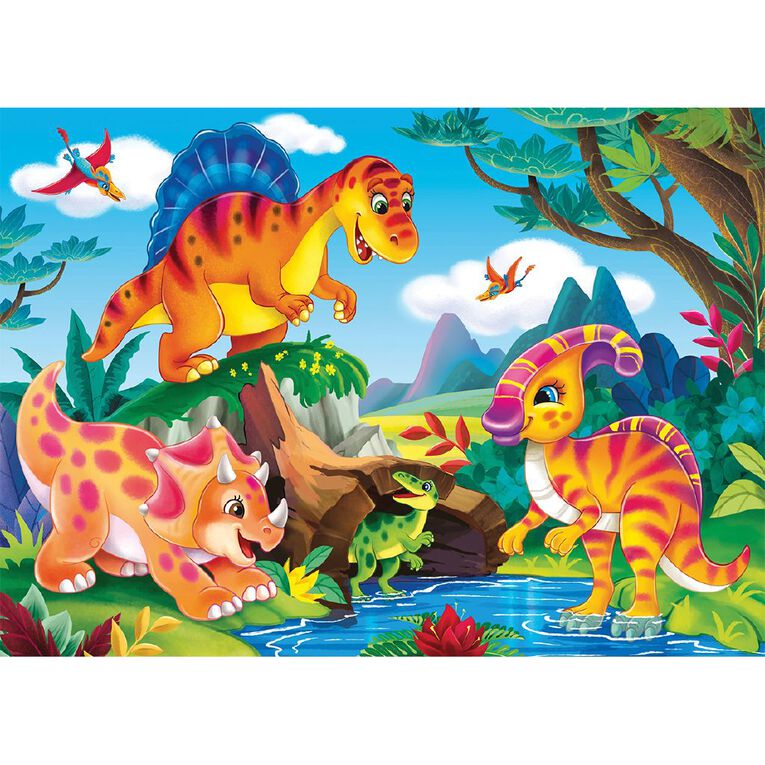 Dinosaur Junior Frame Tray Puzzle 35 Piece, , hi-res