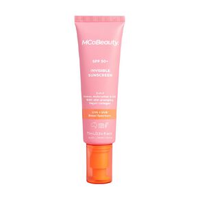 mcobeauty invisible sunscreen spf 50+ 75 g