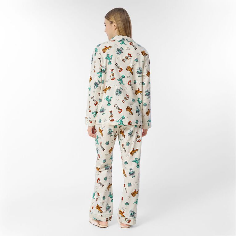 Toy Story Women's Comfy Button Up Pyjama Set, Cream, hi-res