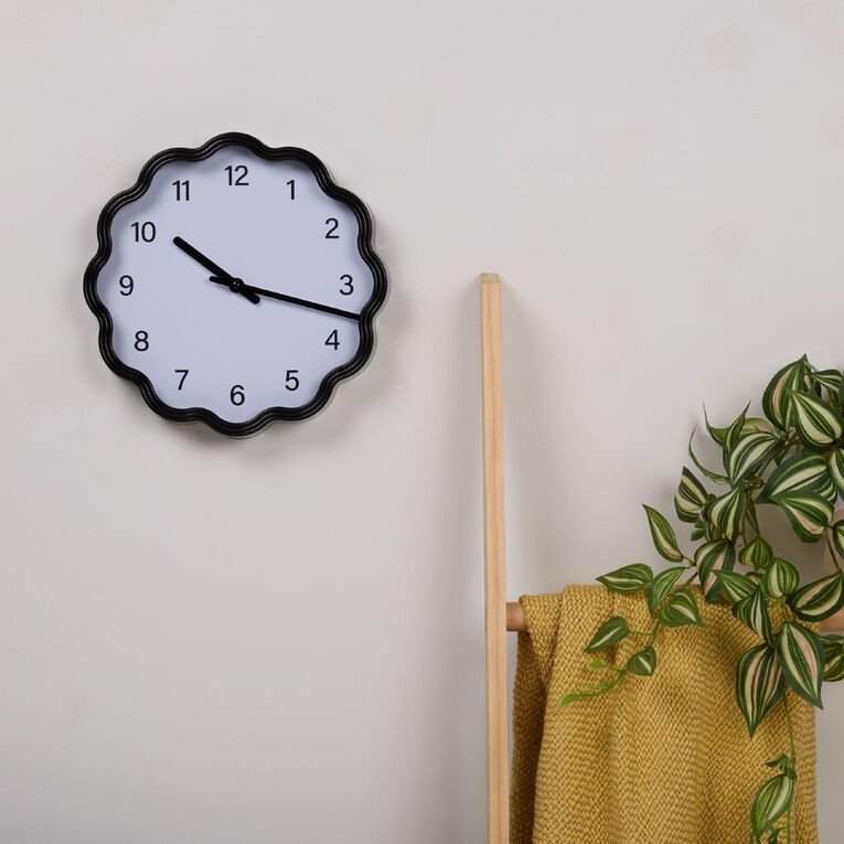 Happy Frames Wavy Clock, , hi-res