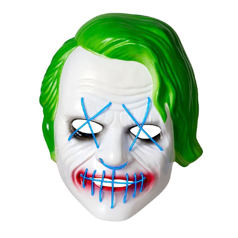Scarehouse Neon Clown Mask, , hi-res