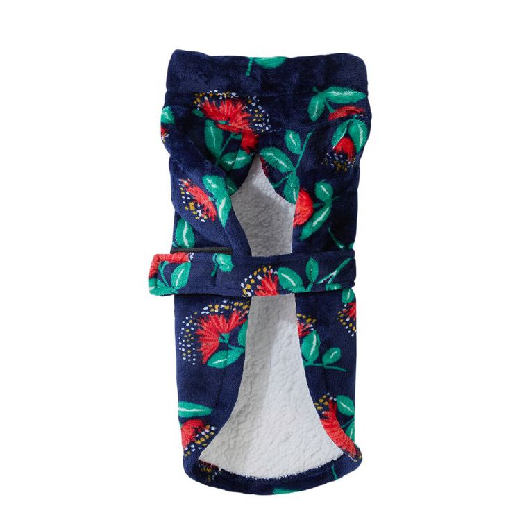 Petzone Soft Fleece Pet Coat Blue Medium, , hi-res