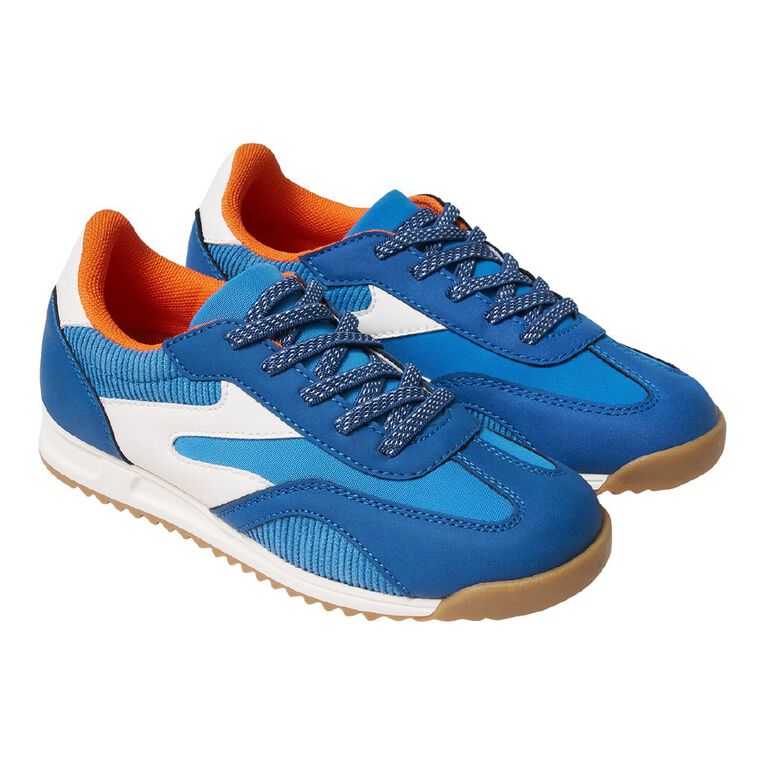 Young Original Senior Kids' Easy Sneakers, Blue, hi-res