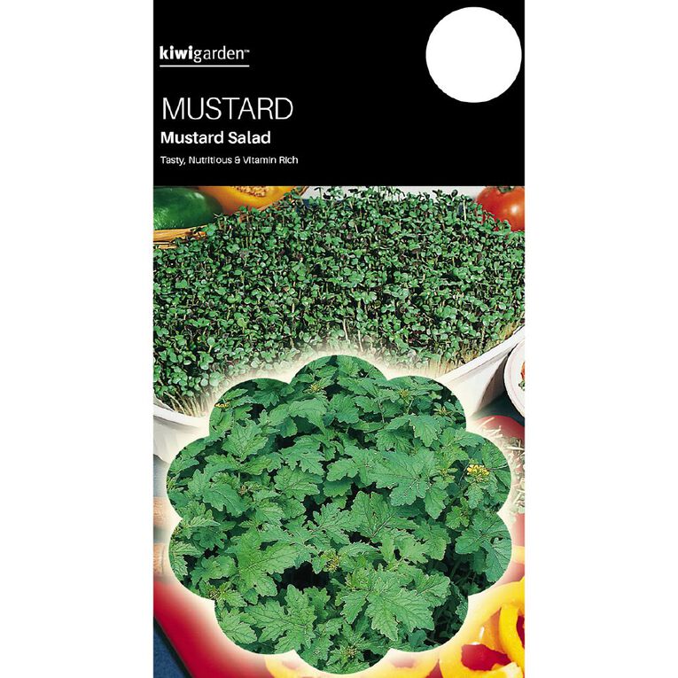 Kiwi Garden Mustard Salad Seeds, , hi-res