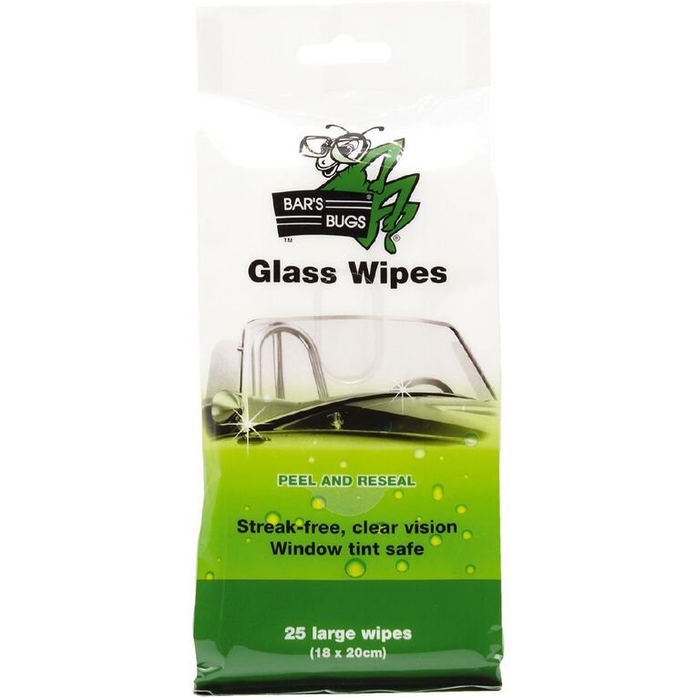 Bar's Bugs Glass Wipes 25 Pack, , hi-res