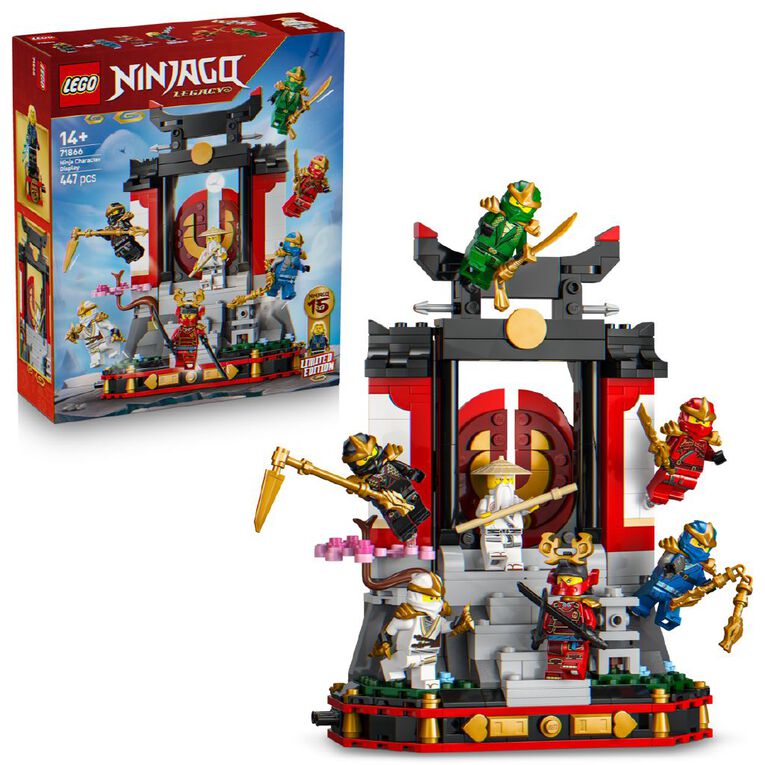 LEGO Ninjago Ninja Character Display 15th Anniversary 71866, , hi-res